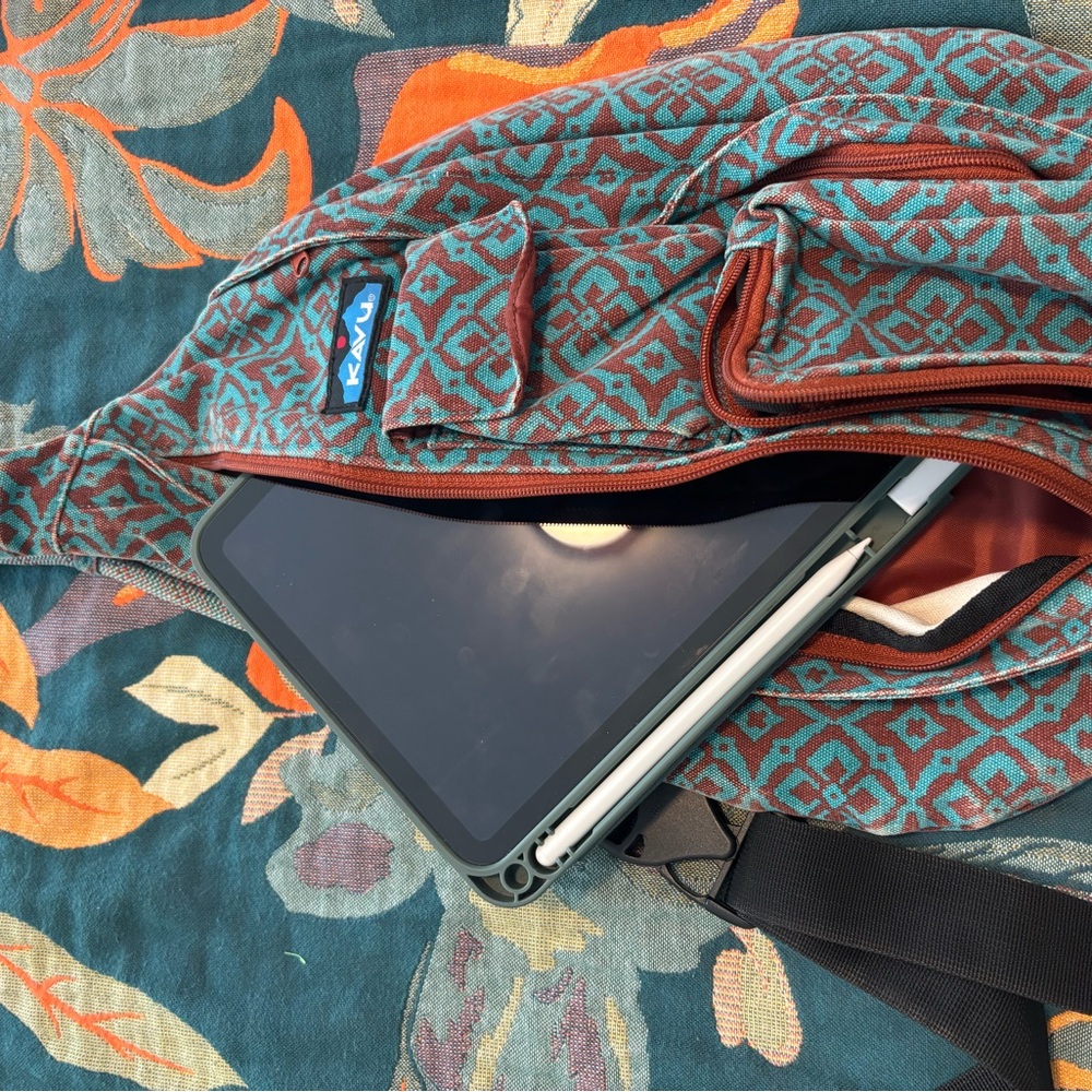 Kavu Patterned Rope Bag - Picture 4 of 5